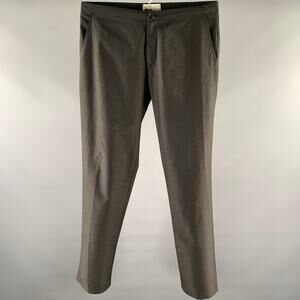 ARNAR MAR JONSSON Size L Grey Wool Blend Drawstring Casual Pants